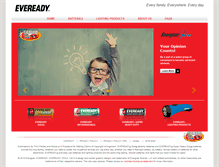 Tablet Screenshot of eveready.com